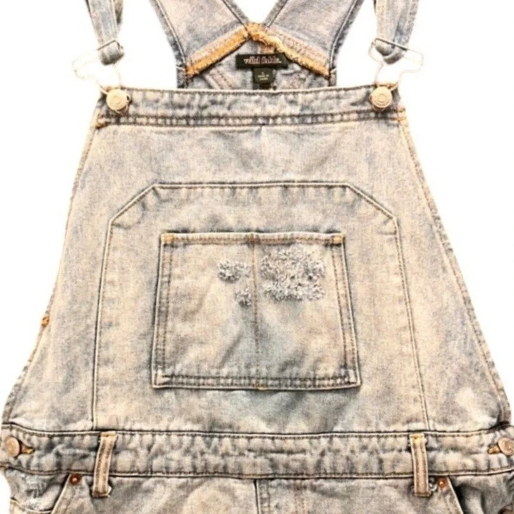 Denim Overalls‎ Shorts Blue Large